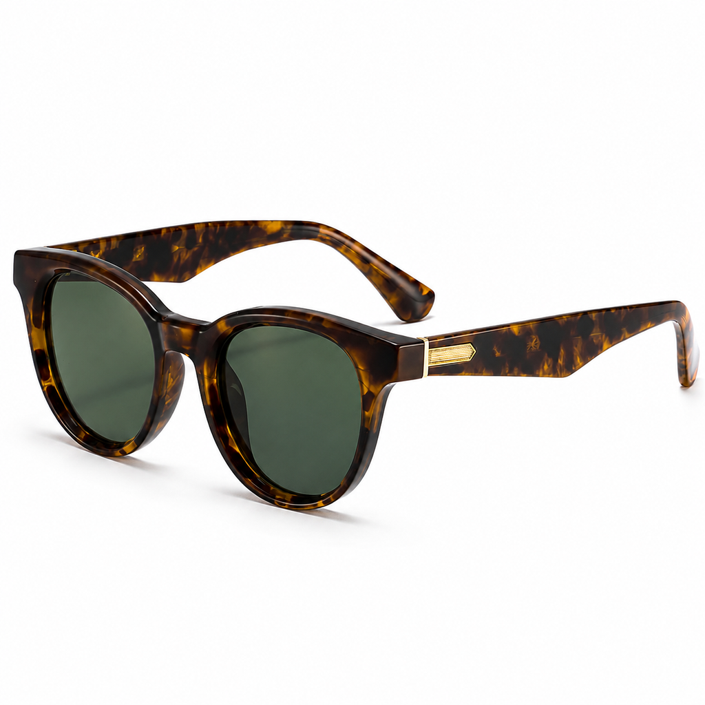 Lunettes de soleil rondes CY Butterfly